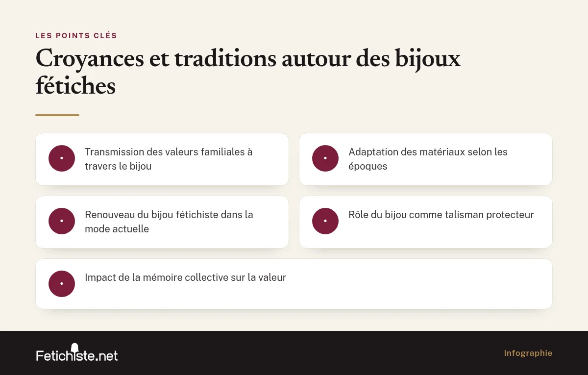 Infographie : Croyances et traditions autour des bijoux fétiches