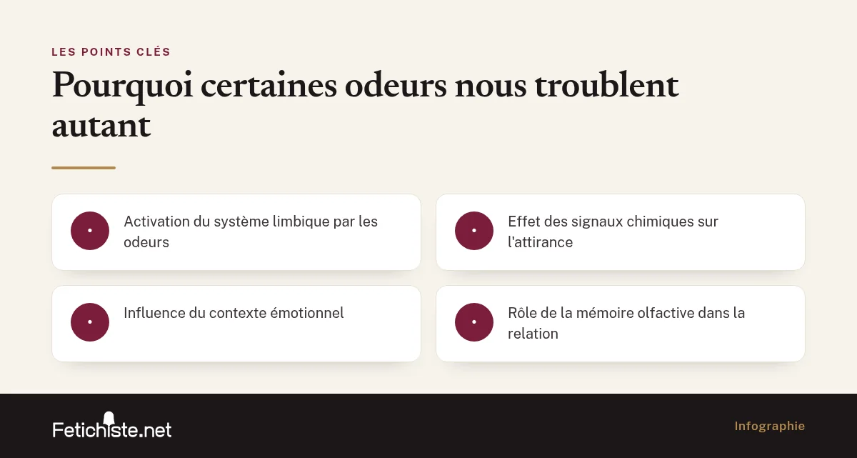 Infographie : Pourquoi certaines odeurs nous troublent autant