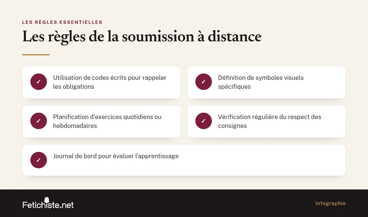 Infographie : Les règles de la soumission à distance