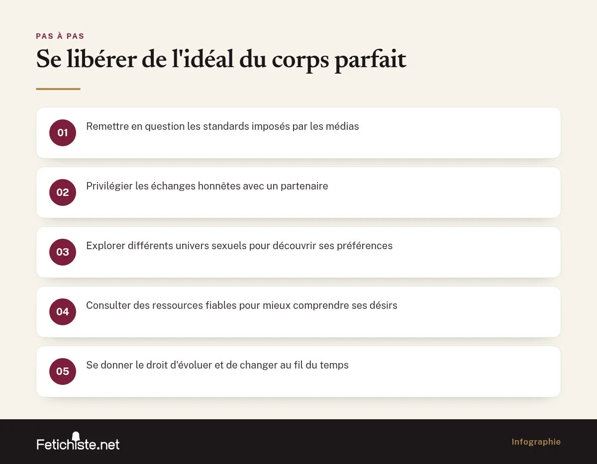 Infographie : Se libérer de l'idéal du corps parfait